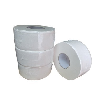 优质原生木桨大卷纸商务大盘纸工厂厕所卫生纸酒店薄芯大卷纸批发图5