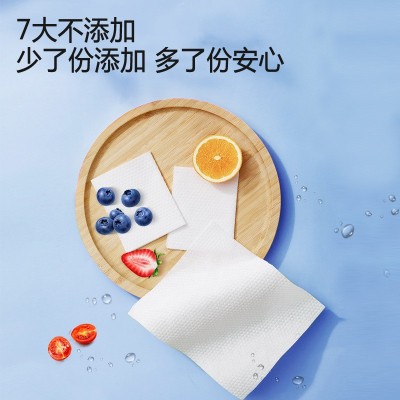 国婴儿湿巾80抽大包宝宝手口专用湿纸巾加厚婴幼儿湿巾纸批发图2