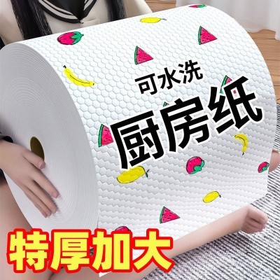 厨房纸巾吸油吸水纸可水洗擦手纸懒人抹布干湿两用湿巾擦碗布图3
