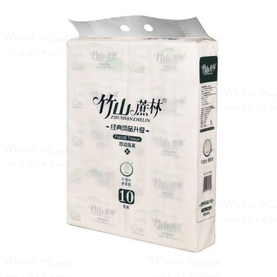 竹山蔗林大幅抽取式纸巾可湿水面巾纸餐巾纸原木浆江浙沪皖包邮图3