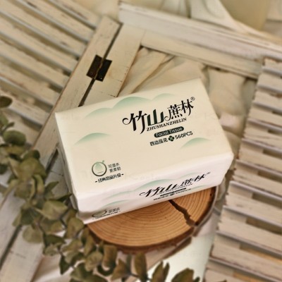 竹山蔗林大幅抽取式纸巾可湿水面巾纸餐巾纸原木浆江浙沪皖包邮图5