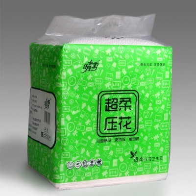晴雪超柔平板压花卫生纸刀切纸家用厕所用江浙沪皖四包包邮图3