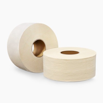 本色大盘纸商用大卷纸批发酒店卫生间厕纸整箱卫生纸巾厕所卷筒纸图2