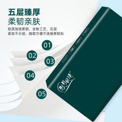 【480大包】原生木浆抽纸厂家批发整箱家用面巾纸餐巾纸实惠装图5