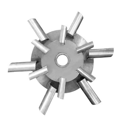 YH型半圆弧叶圆盘涡轮式桨叶分散搅拌污水处理平直式消泡桨叶智瑞图3