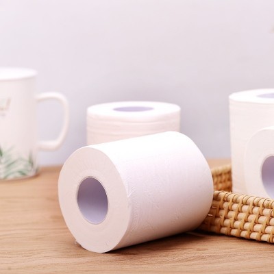 原生木浆厕所纸巾家庭实惠装空芯卷纸10卷一提卫生纸家用直批包邮图3