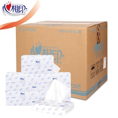 心相印DT100商务用纸简装 替换装 抽纸 100抽纸巾面巾纸 72包整图3