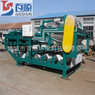 小型污泥脱水机泥浆固液分离机 全自动拉板污泥脱水压滤机压泥机图2