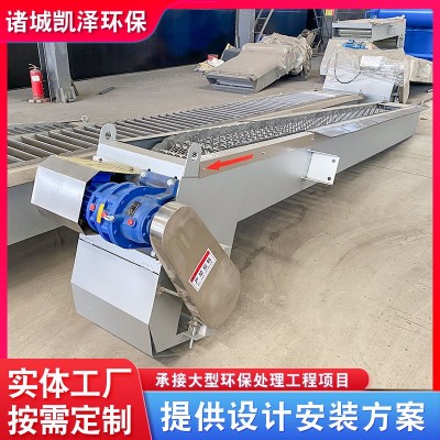 不锈钢机械格栅除污机污水厂用格栅清淤机回转式污水捞渣清污机图2