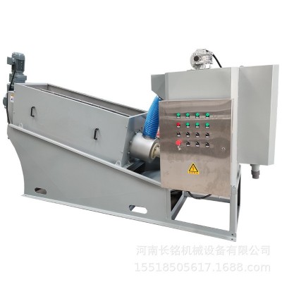 食品厂废水回收机市政污水压泥机型号造纸厂叠螺污泥脱水机图片图5