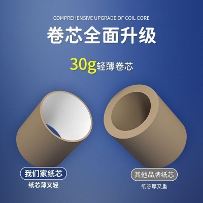 大卷纸商业便宜厕纸酒店专用大盘纸商用卫生纸大卷纸厕纸工厂用图2