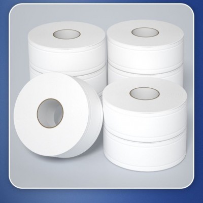 大卷纸商业便宜厕纸酒店专用大盘纸商用卫生纸大卷纸厕纸工厂用图3