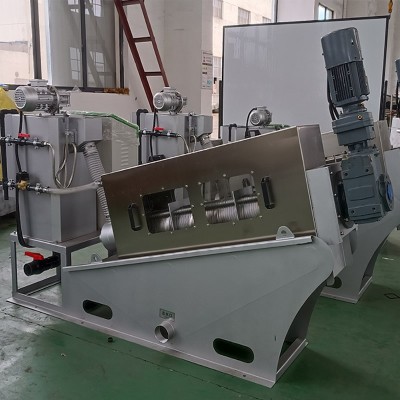 污泥叠螺脱水机 叠螺式污泥脱水机 污泥脱水设备图2