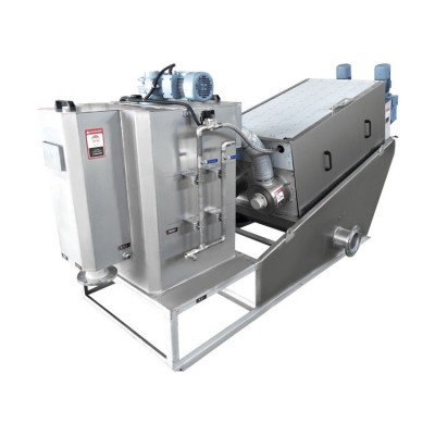 污泥叠螺脱水机 叠螺式污泥脱水机 污泥脱水设备图5