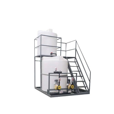 全自动加药设备 污水加药机 酸碱絮凝剂投加一体式溶解成套设备图5