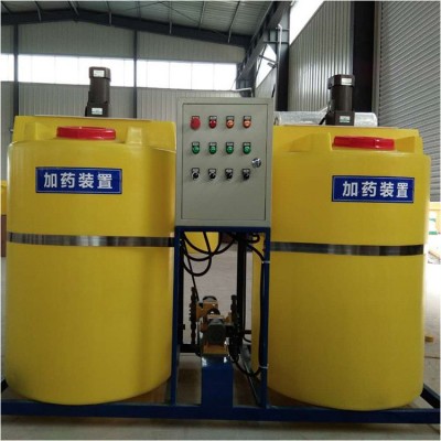 PAC加药装置 污水处理简易加药桶 PAM全自动PLC远程控制加药设备图4