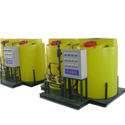 厂家供应加药搅拌装置 PAC/PAM二氧化氯絮凝剂投药系统 加药装置图5