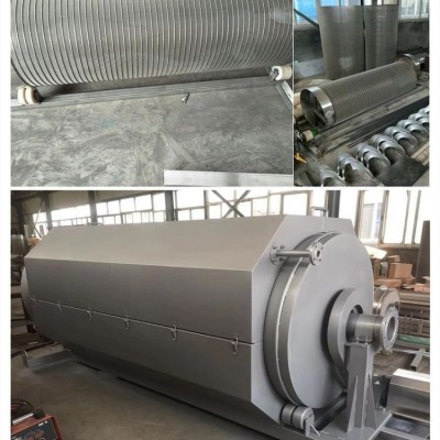 滚筒微滤式干湿分离机 木屑脱水机 旋转细格栅 转鼓式微滤脱水机图4