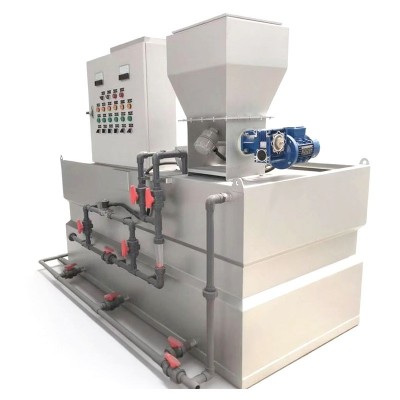 全自动加药装置PAM三箱一体PAC三腔干粉投加机污水处理加药设备图5