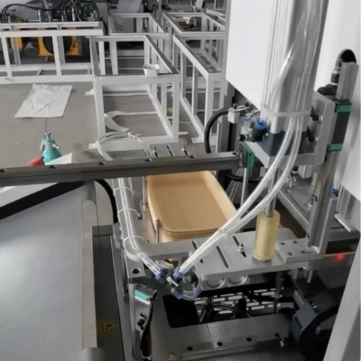 高品质一次性卷边纸汉堡餐盒成型机械设备高速稳定厂家直销图2