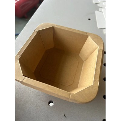 八角纸餐盒机热烫纸盒成型机 船盒 打包盒机 性能高速稳定图3