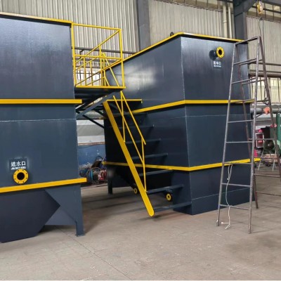 斜管沉淀一体机絮混凝煤矿生活污水处理设备不锈钢工地斜板沉淀槽图3