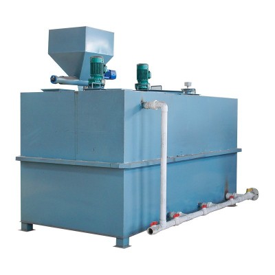 全自动加药装置 不锈钢加药设备 厂家PAM絮凝剂加药机三腔加药机图5