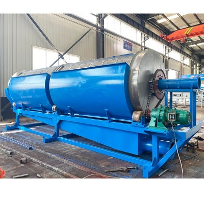 微滤机印染造纸污水处理设备水产养殖纤维回收机圆筒筛转鼓微滤机图4