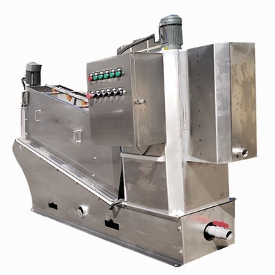 叠螺污泥脱水机 含油污泥脱水处理设备 河道淤泥处理设备 叠螺机图2