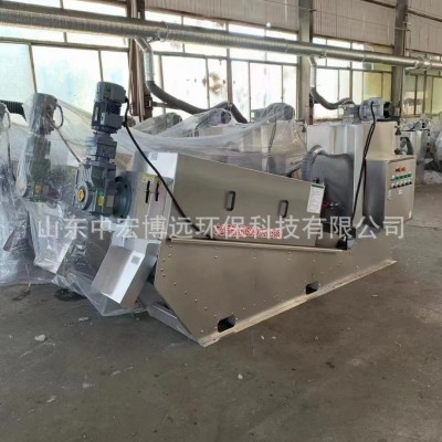 叠螺污泥脱水机 含油污泥脱水处理设备 河道淤泥处理设备 叠螺机图4