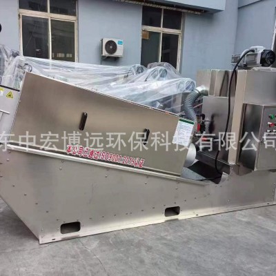 叠螺污泥脱水机 含油污泥脱水处理设备 河道淤泥处理设备 叠螺机图5