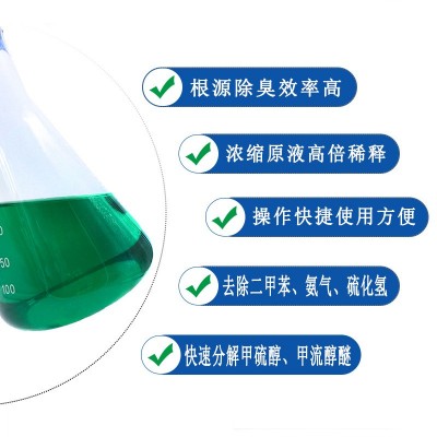 植物除臭剂 工业污水垃圾场除味剂养殖场废气喷淋塔植物液 除臭剂图3