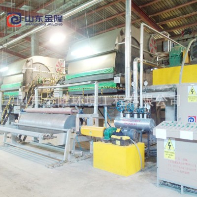 适用废纸脱墨浆麦草稻草浆斜网高速卫生纸机造纸机械卫生纸生产线图5