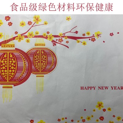 厂家批发彩色新年版食品级餐垫纸烘焙蛋糕西点汉堡用纸烘焙包装图6