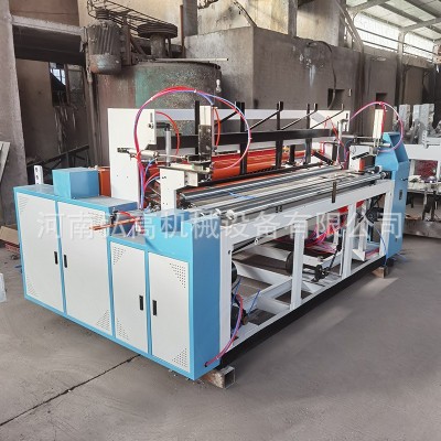 小型卫生纸品机械 家用卷纸机器设备 自动压花喷胶卫生纸复卷机图3