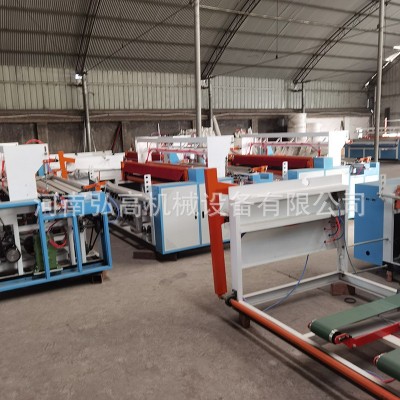 小型卫生纸品机械 家用卷纸机器设备 自动压花喷胶卫生纸复卷机图2