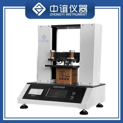 瓦楞纸箱抗压测试机纸管抗压试验机包装纸盒抗压强度试验机现货图2