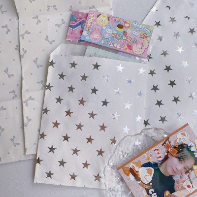 打包材料牛皮纸袋包装袋礼品袋自封袋高颜值出卡套装ins小卡卡套图5