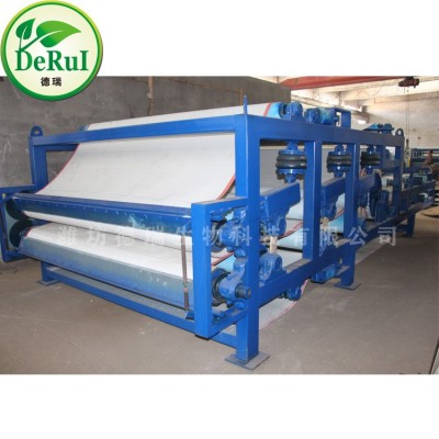 造纸机械设备新式压榨脱水机,带式压滤机,高品质出浆浓度高效果好图2