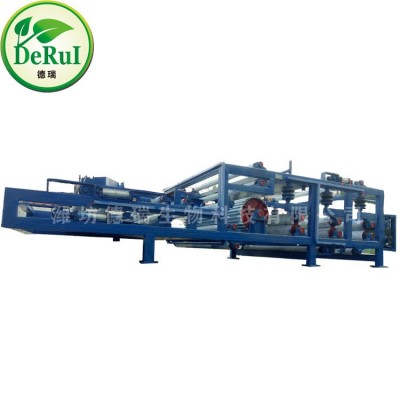 造纸机械设备新式压榨脱水机,带式压滤机,高品质出浆浓度高效果好图5