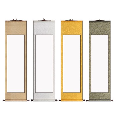 一秒入画卷轴抖音小红书同款古风光影拍摄汉服道具加宽卷轴手绘