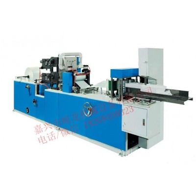 嘉兴峻龙全自动餐巾纸压花折叠机，手帕纸设备，无纺布压花折叠机