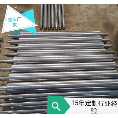 厂家生产工业机械胶辊镀铬辊镜面辊不锈钢托辊铝导辊铁辊规格齐全图4