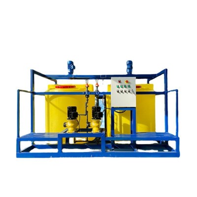 支持定制水处理加药设备 一体化加药桶搅拌装置 全自动加药装置图4