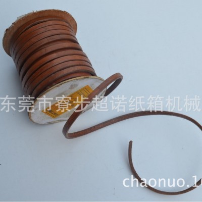 供应纸箱包装机械配件 刹车带 牛皮带图2