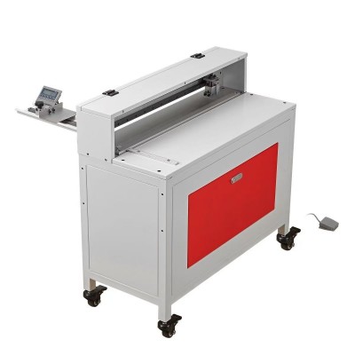 高精度气动开槽打样机钨钢刀片礼盒V槽机纸盒卡纸灰板手动V槽机图3