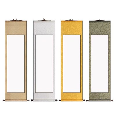 一秒入画卷轴画卷抖音小红书同款古风光影拍摄汉服道具加宽卷轴图3