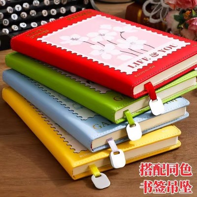 A5油画花朵笔记本高颜值花卉本简约小清新记事本装饰手账日记本图8