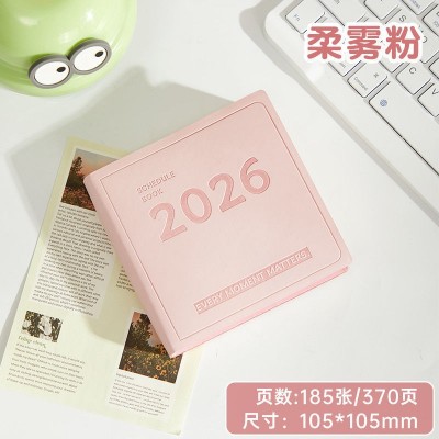 便携口袋本每日计划随身迷你方形笔记本本子时间管理自律计划日程图5