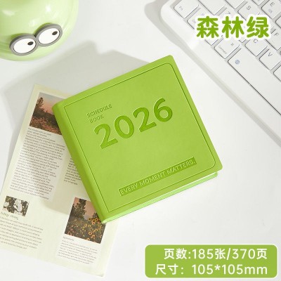 便携口袋本每日计划随身迷你方形笔记本本子时间管理自律计划日程图2